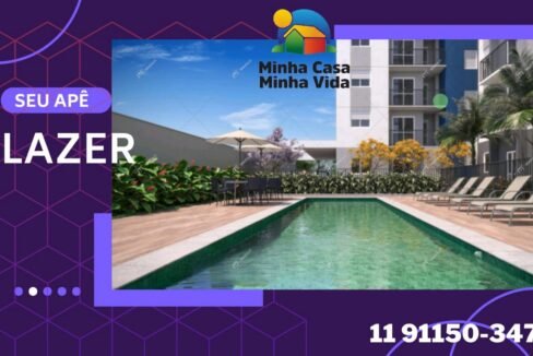 VIBRA SANTA CECÍLIA | 26m² a 44²m² COM VARANDA